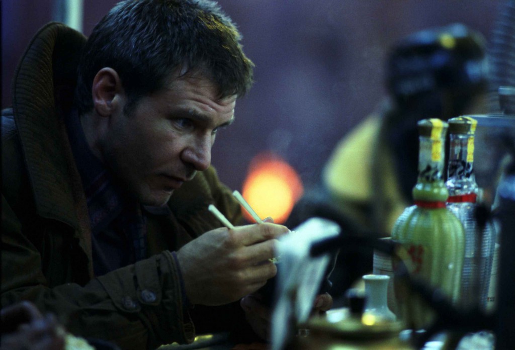 HARRISON FORD as Deckard in Warner Bros. Pictures Blade Runner: The Final Cut. PHOTOGRAPHS TO BE USED SOLELY FOR ADVERTISING, PROMOTION, PUBLICITY OR REVIEWS OF THIS SPECIFIC MOTION PICTURE AND TO REMAIN THE PROPERTY OF THE STUDIO. NOT FOR SALE OR REDISTRIBUTION.